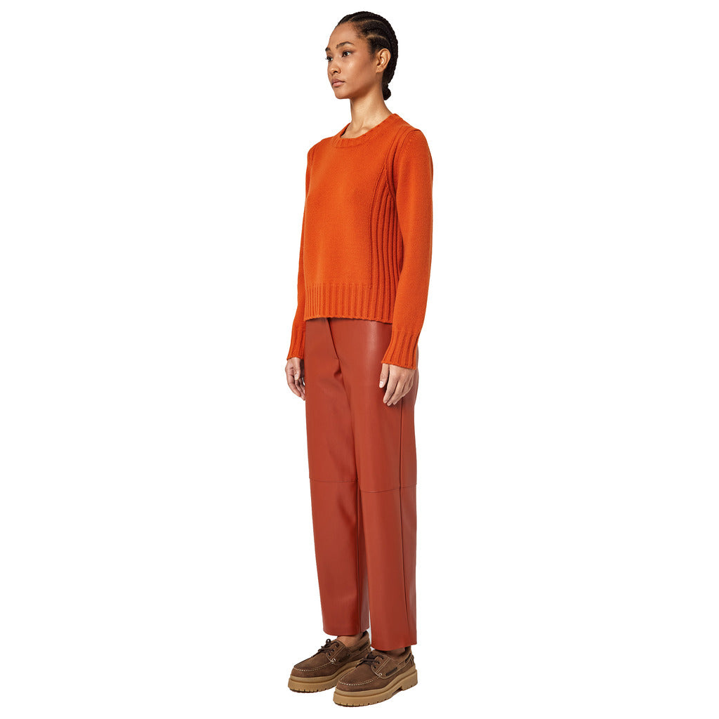Alpha Studio Crewneck Cashmere Zucca — view 4