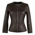 Emilio Romanelli leather Discover The Jacket — Giacca Pelle Chiusura Black