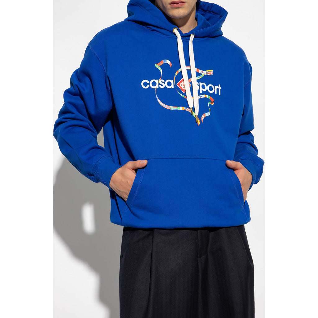 casablanca - Sweatshirts - ms23-jtp09306-blu