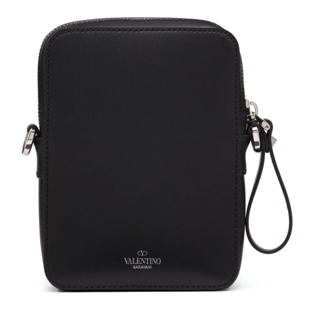 Valentino Garavani Calfskin Shoulder Bag Black — view 2