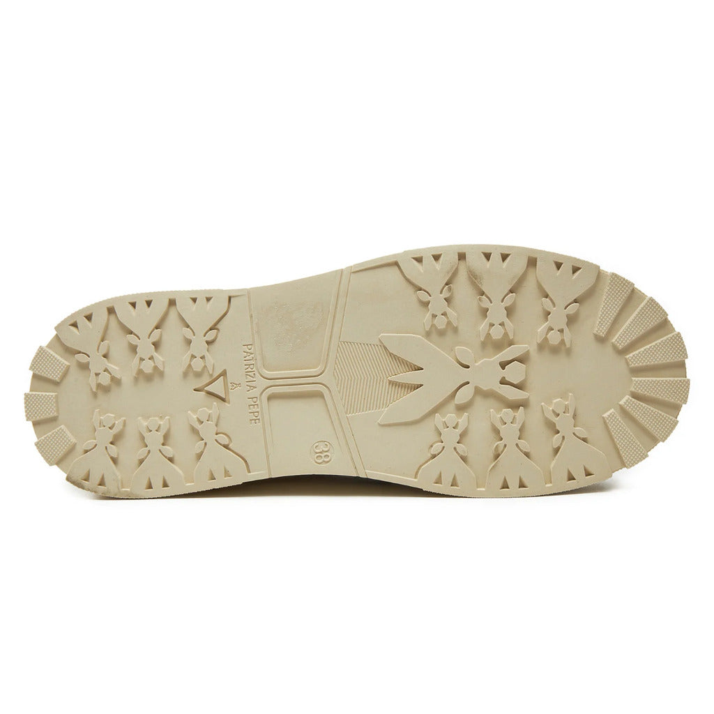 Patrizia Pepe Suede Sneakers Scamosciate Beige Black — view 7