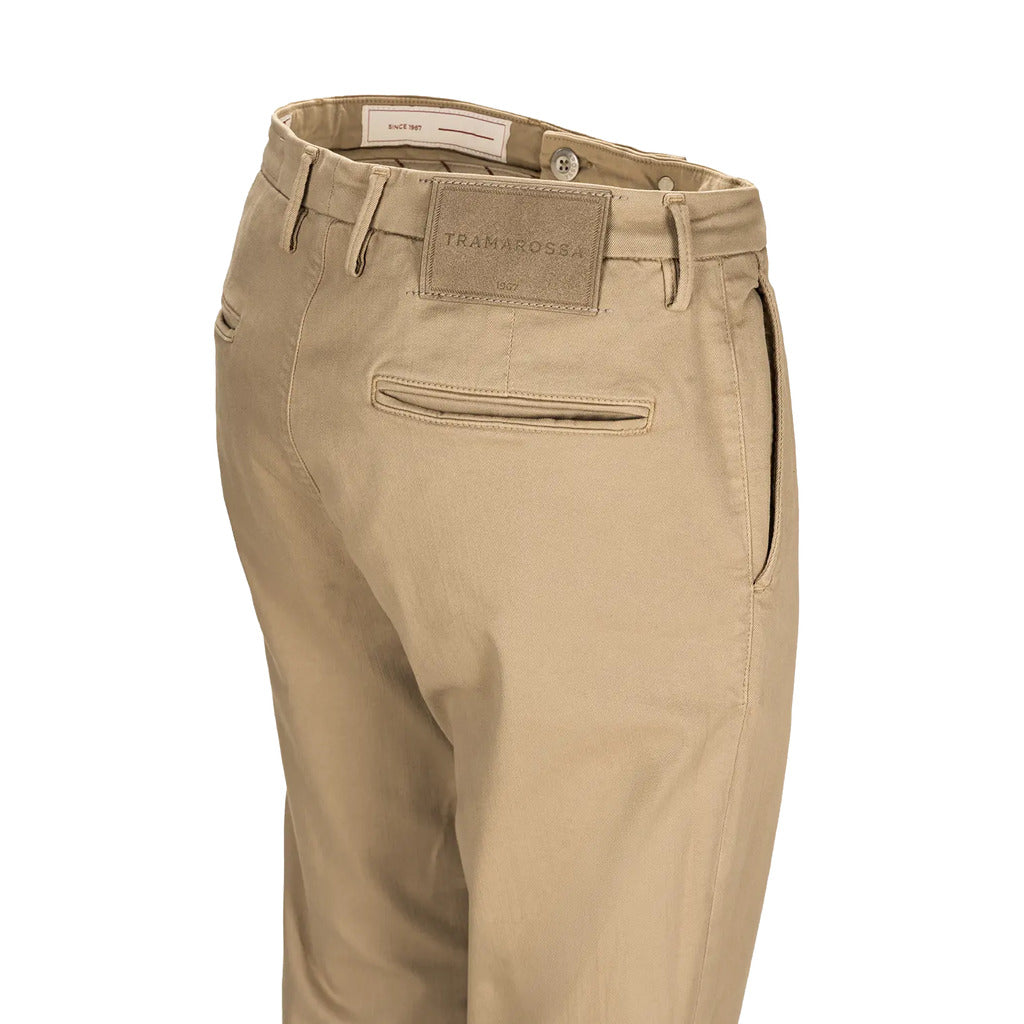 Tramarossa Cotton Trousers Red Beige — view 4