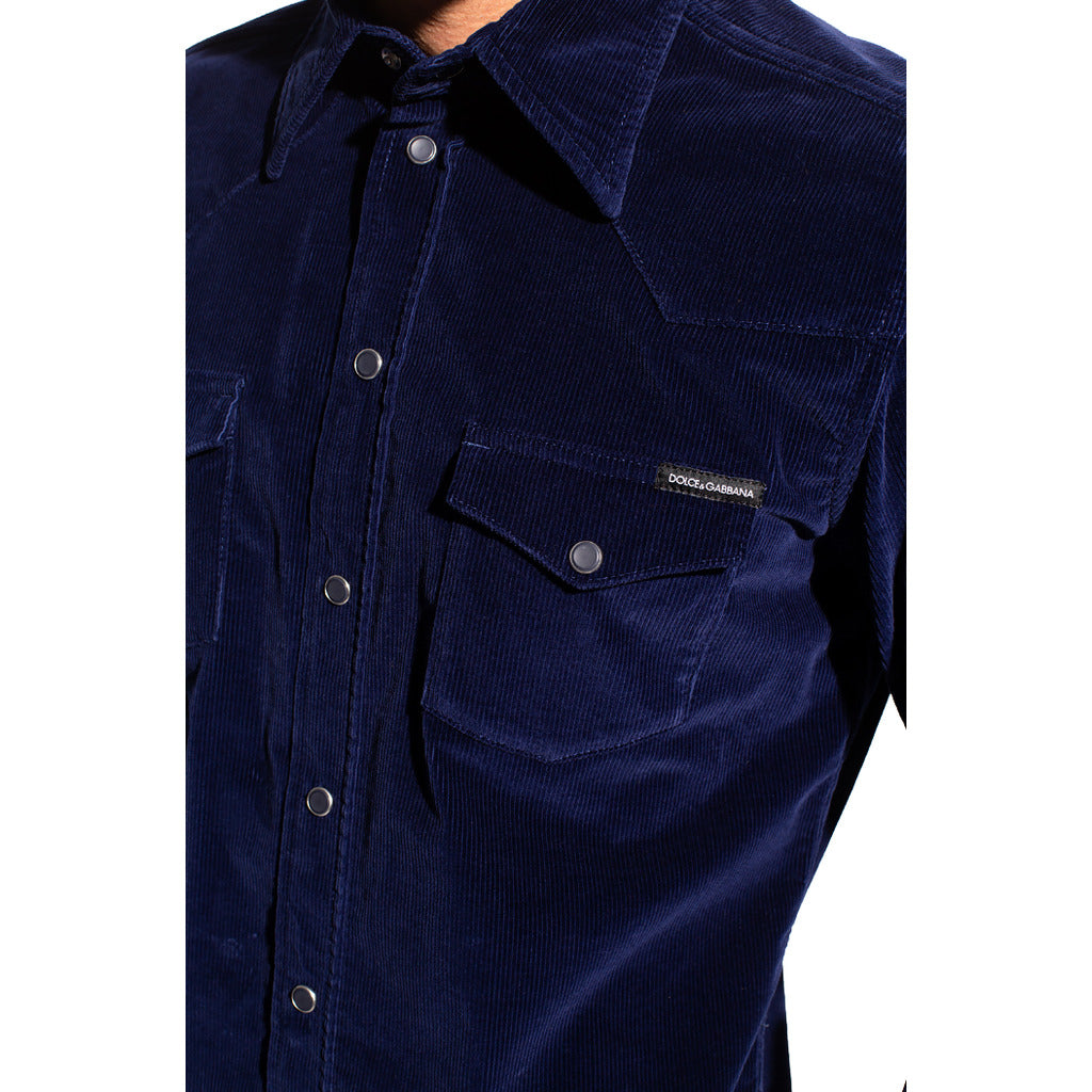 dolce & gabbana - Shirts - g5jc8t-g8ed4-blu