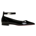 Christian Louboutin Leather Flats Black