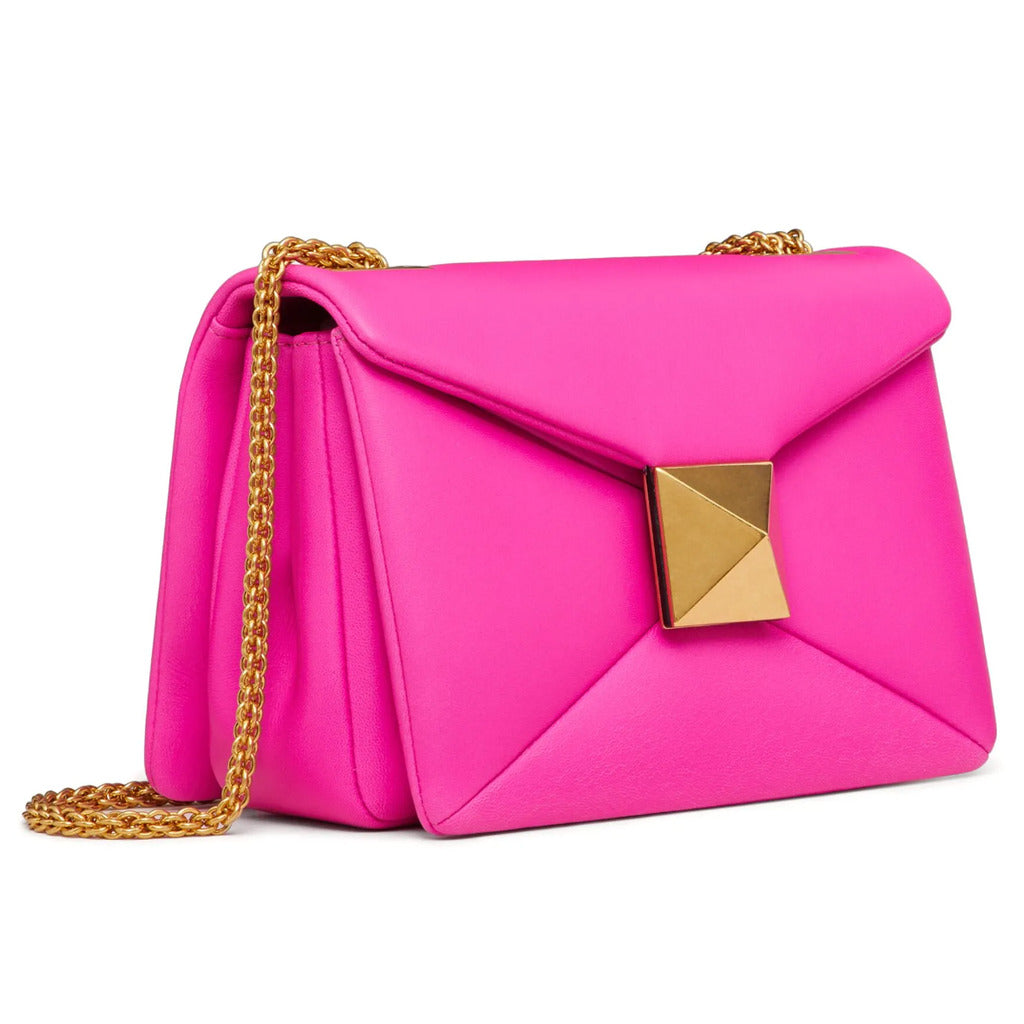 Valentino Garavani Lambskin Crossbody Bag Fuchsia — view 3