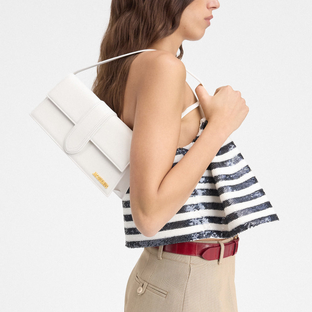 Jacquemus Cotton Crossbody Bag White — view 6