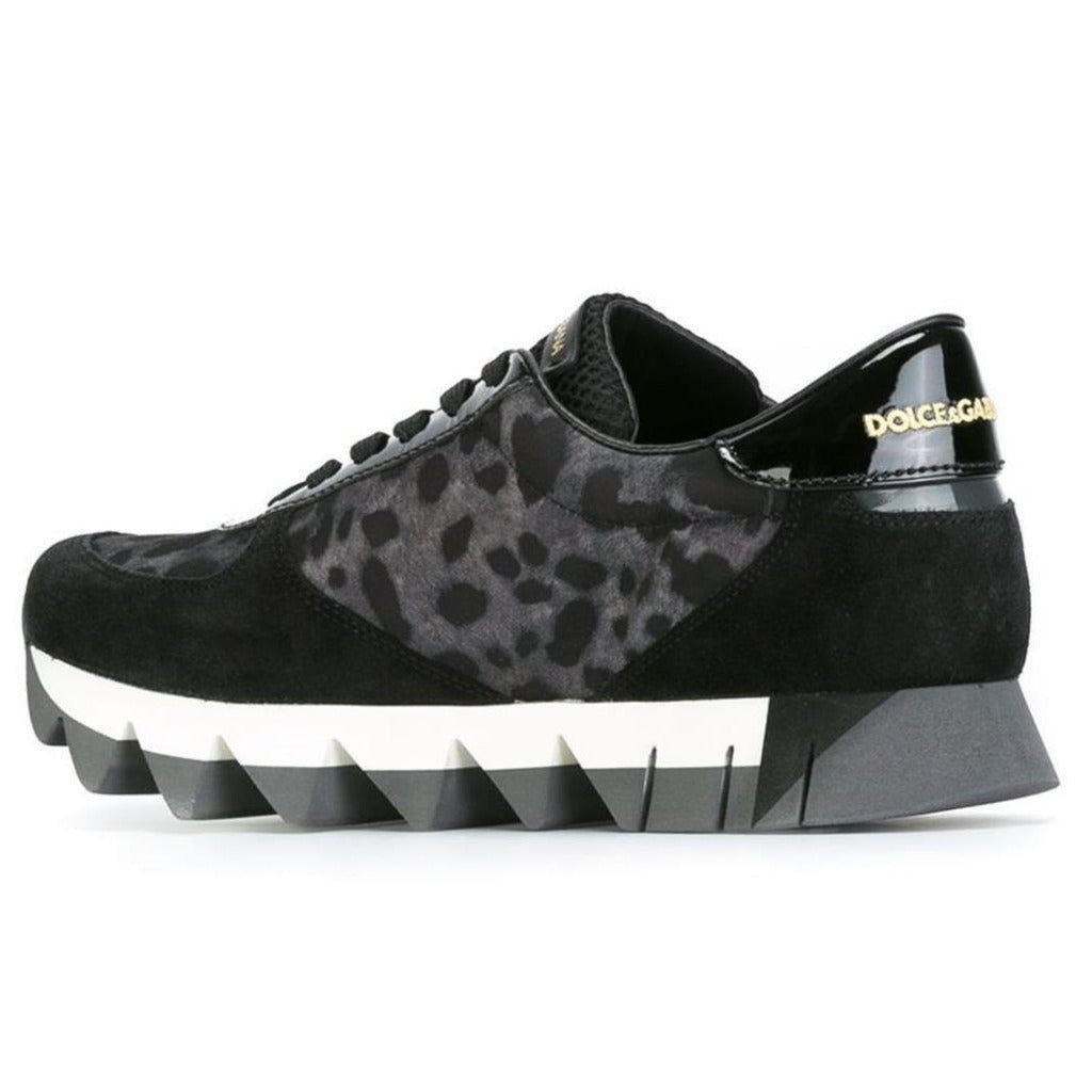 Dolce & Gabbana Leather Sneakers Black — view 2
