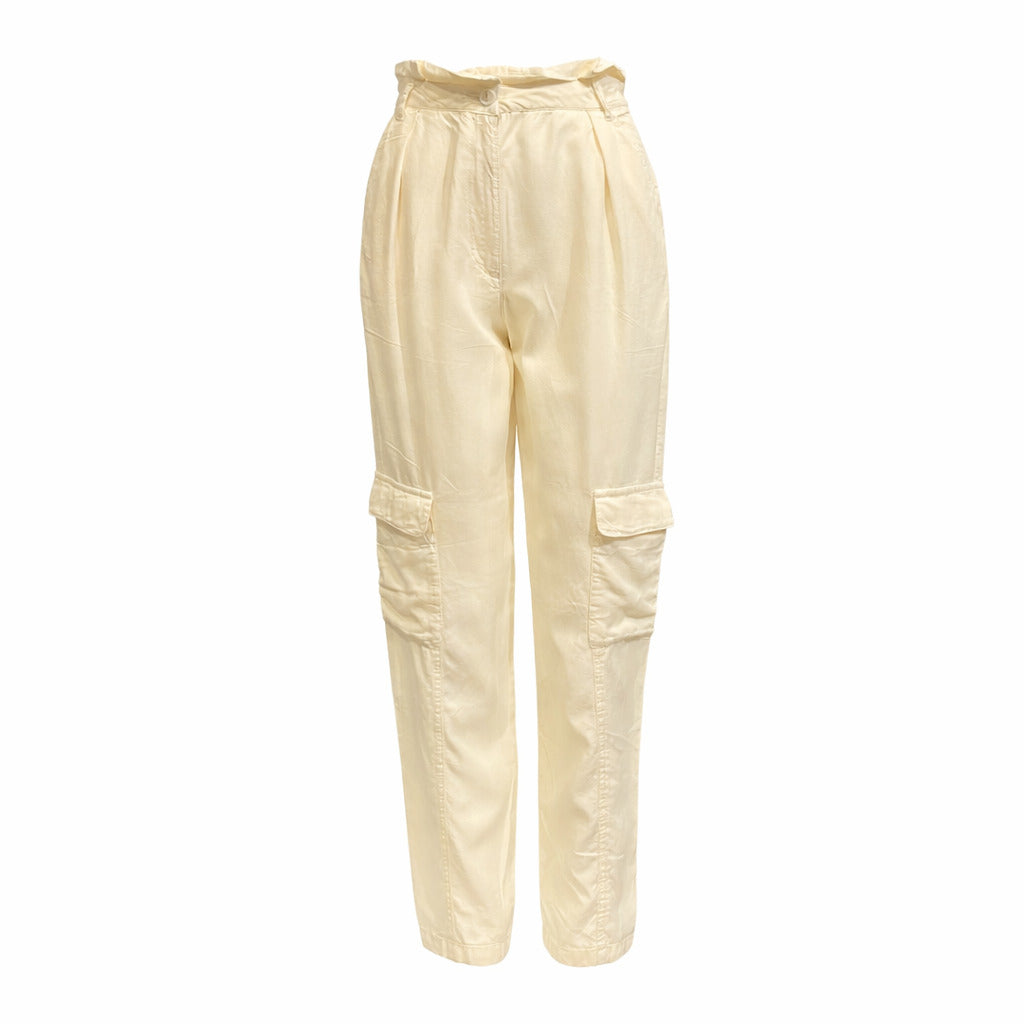 Patrizia Pepe Pantalone Cargo Cream — view 2