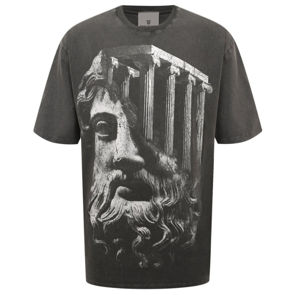 Diego Venturino Cotton T-Shirt Stampa Greca
