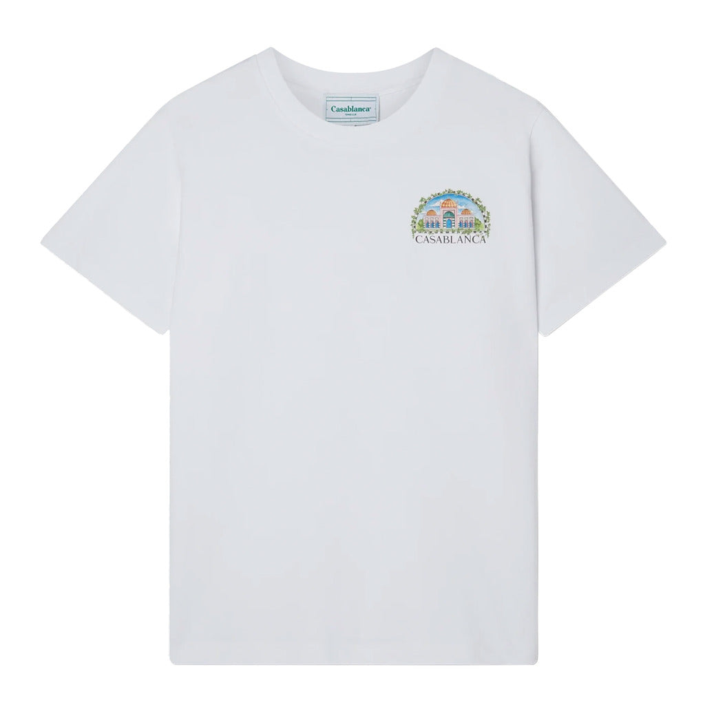 Casablanca Cotton T-Shirt Vue De Damas White