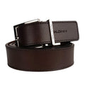 Baldinini Calfskin Man Belt 3 Cm Brown