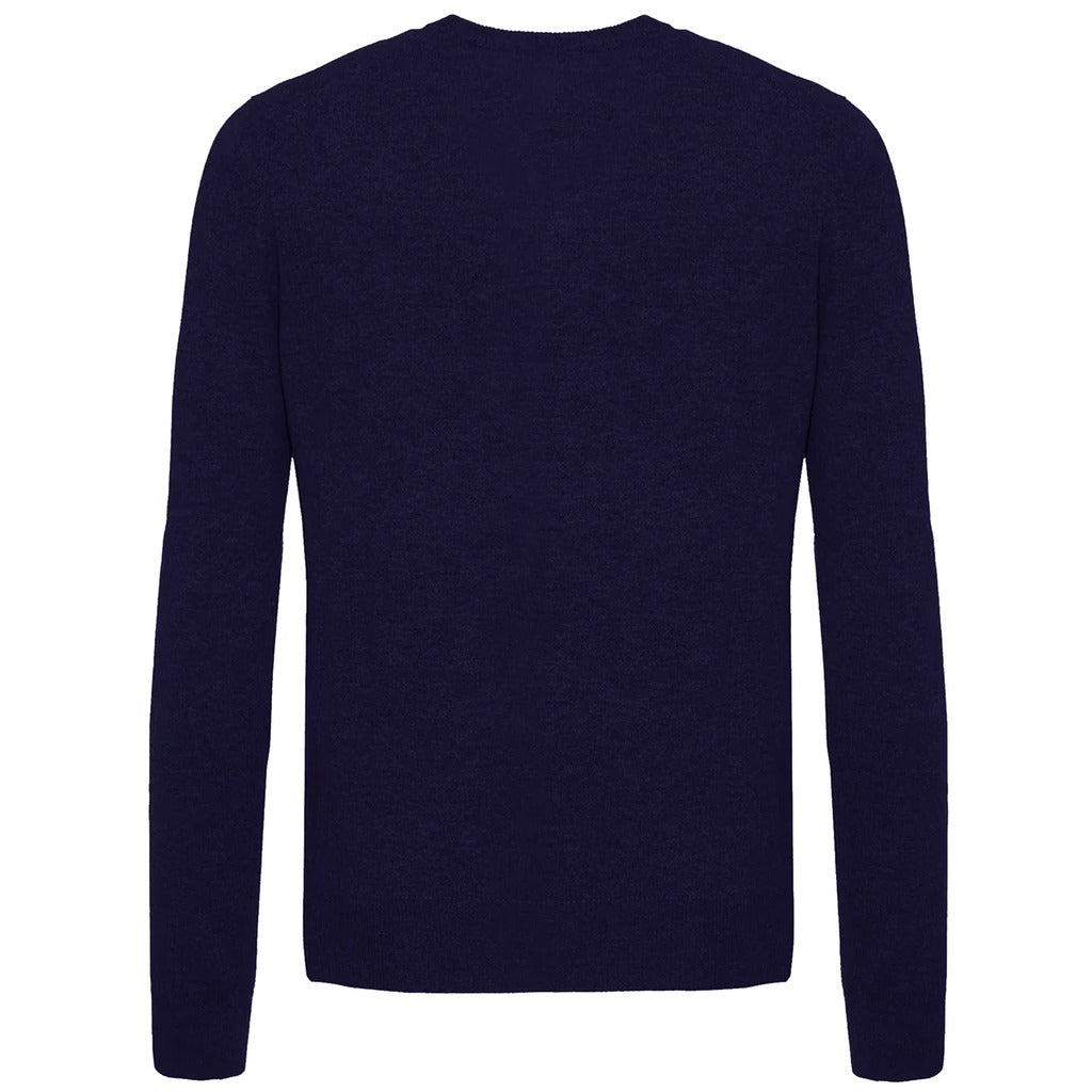 Malo Wool Paricollo Misto Cashmere Navy — view 2