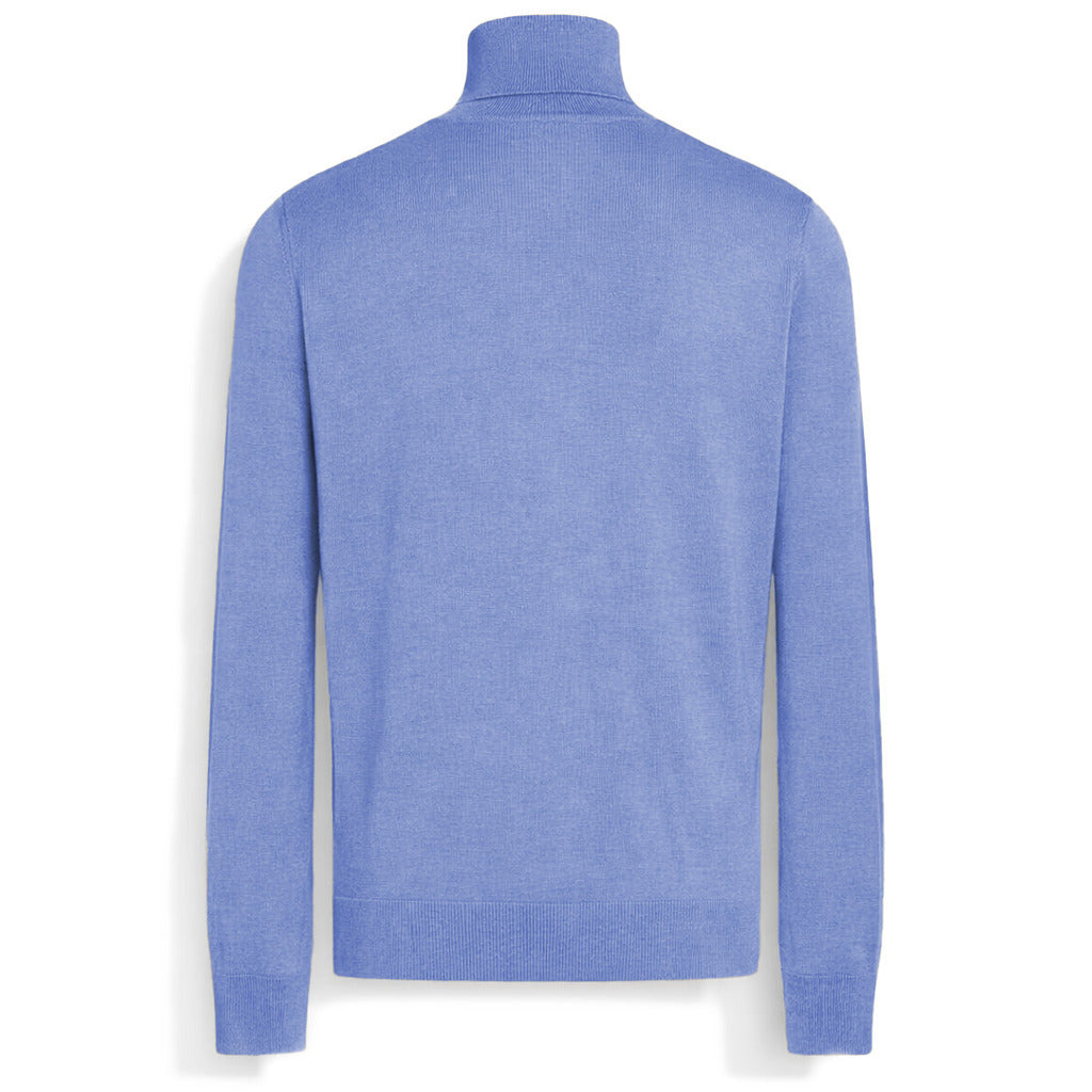 emilio romanelli - Sweaters - 87103-dolcevita-131azzurro