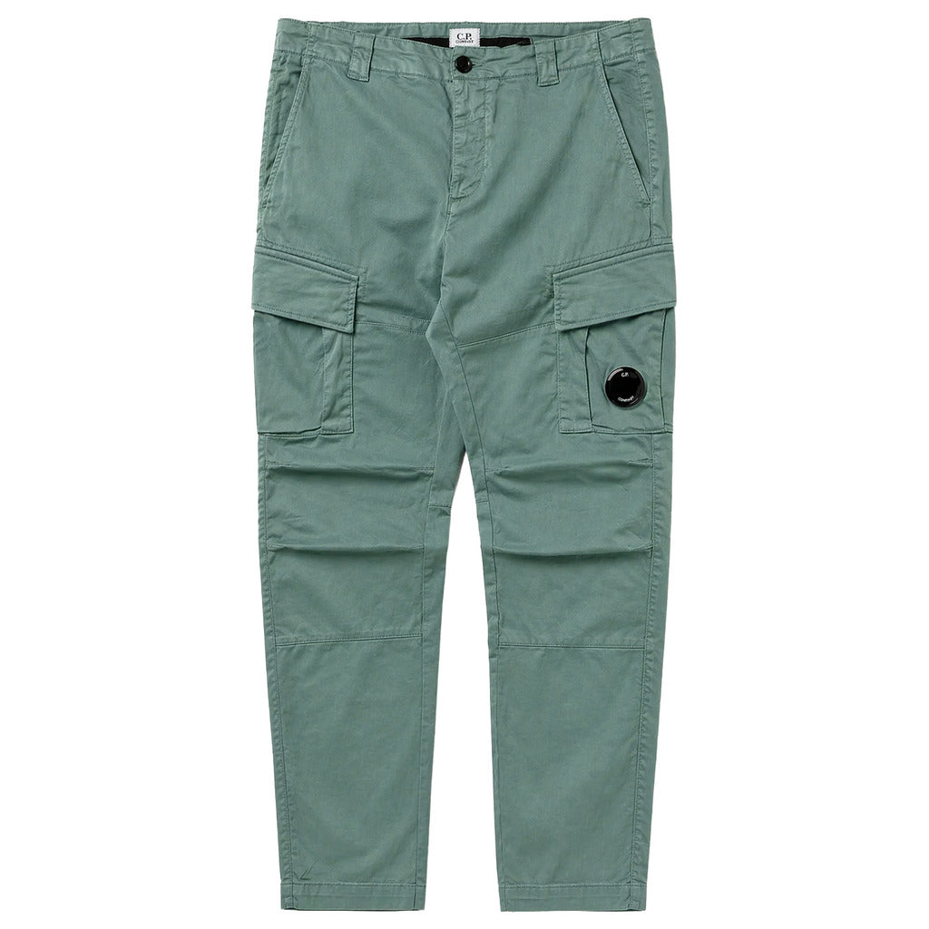C.P. Company Cotton Trousers Cargo Green Menta