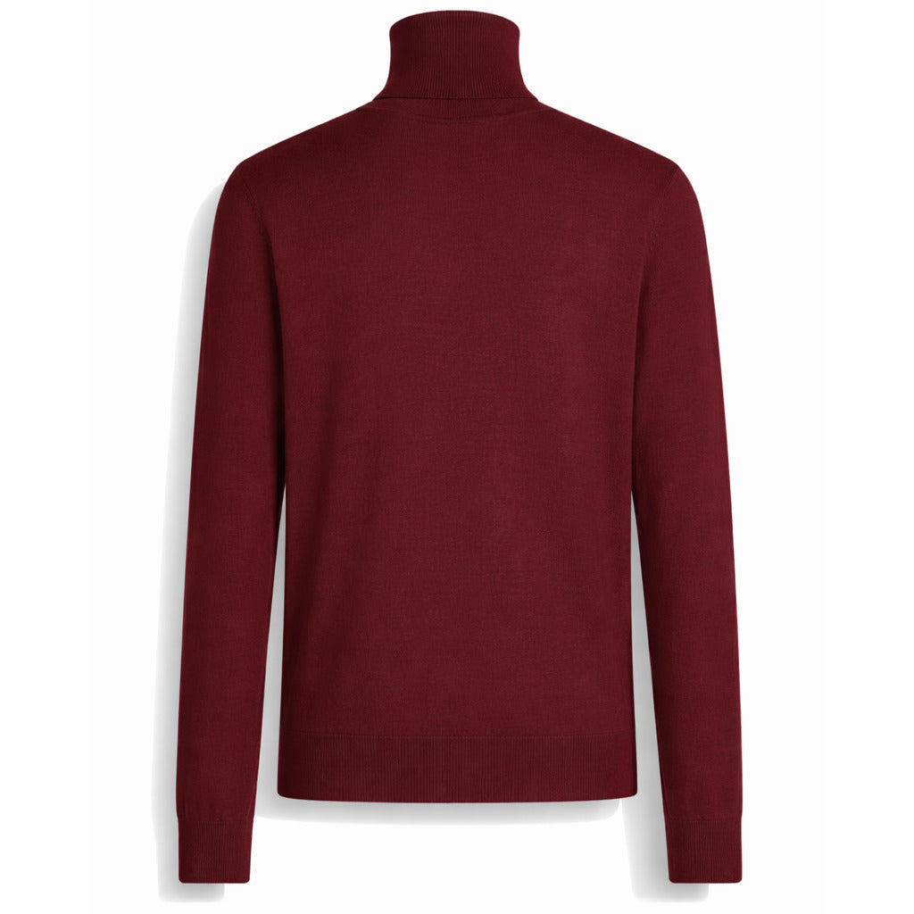 emilio romanelli - Sweaters - 87103-dolcevita-125rosso