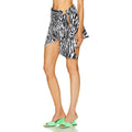 The Attico Lycra Skirt Black