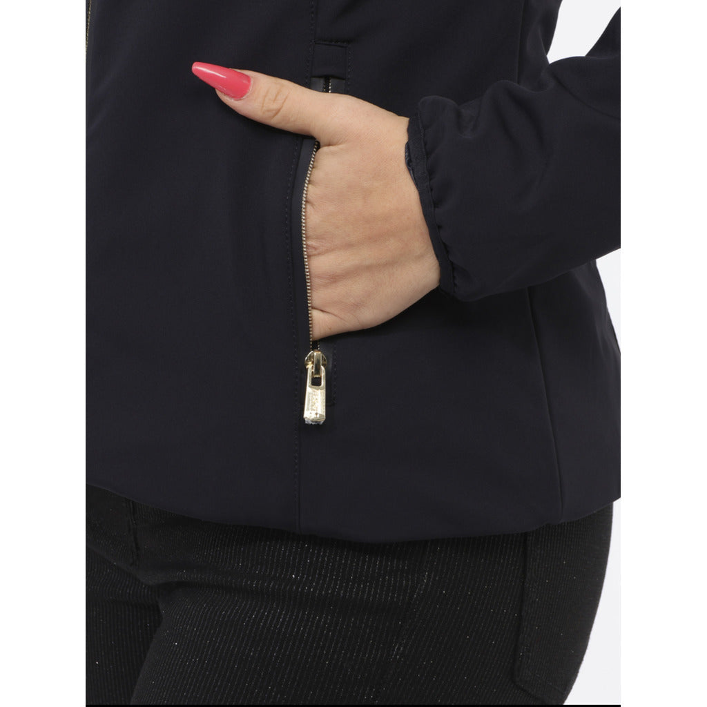 Yes Zee padded jacket with removable hood blue