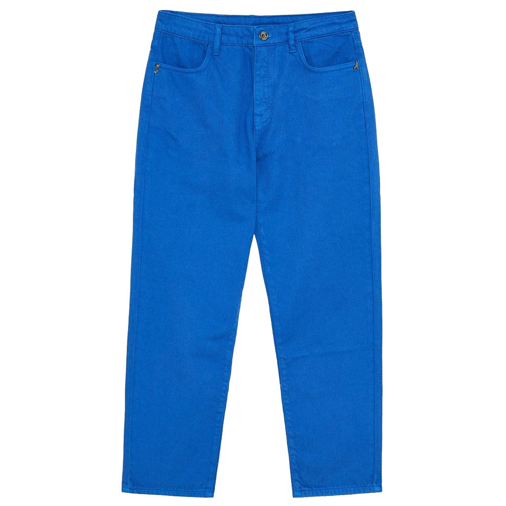 Patrizia Pepe Cotton Trousers Blue Ray