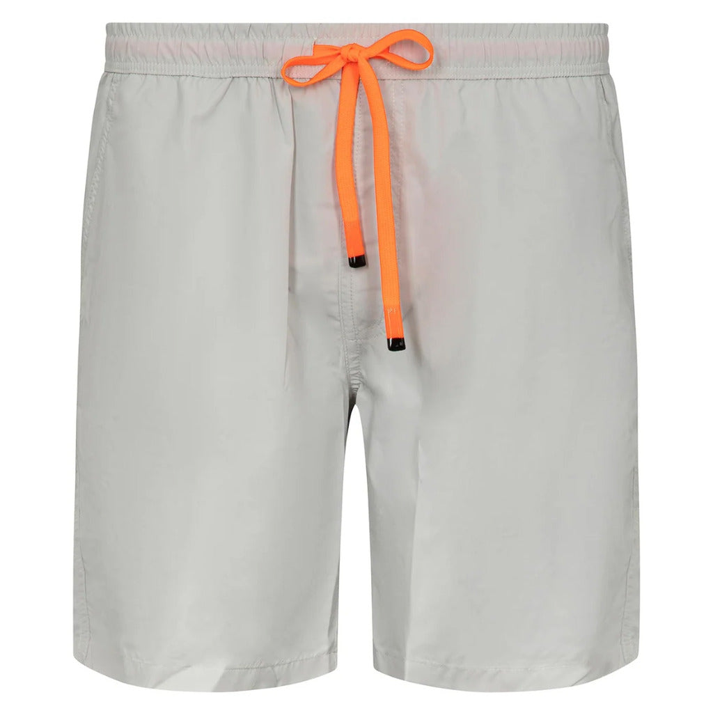 Suns Polyester Swim Shorts Ice Blue Grey