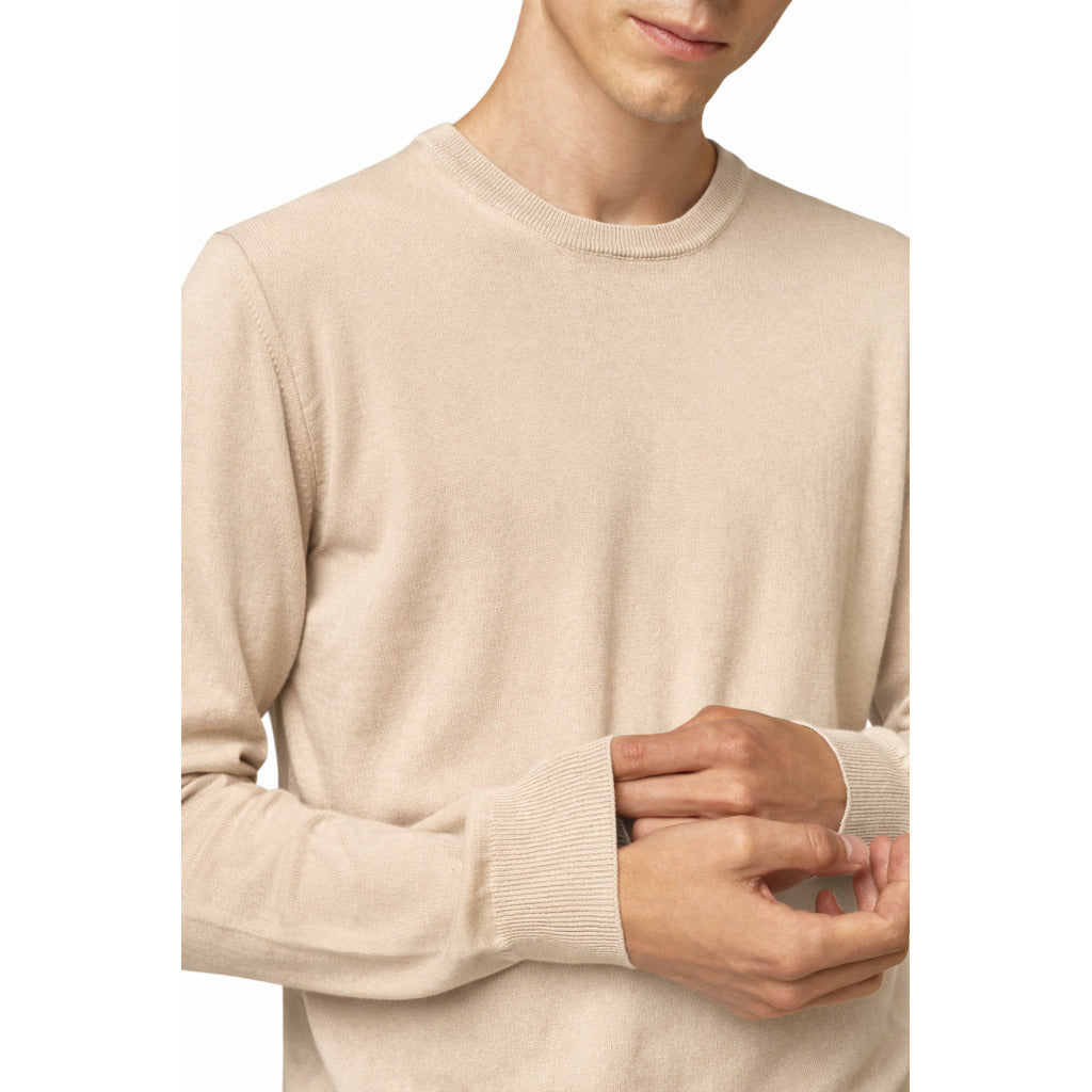 Alpha Studio Cotton Sweater Beige — view 3