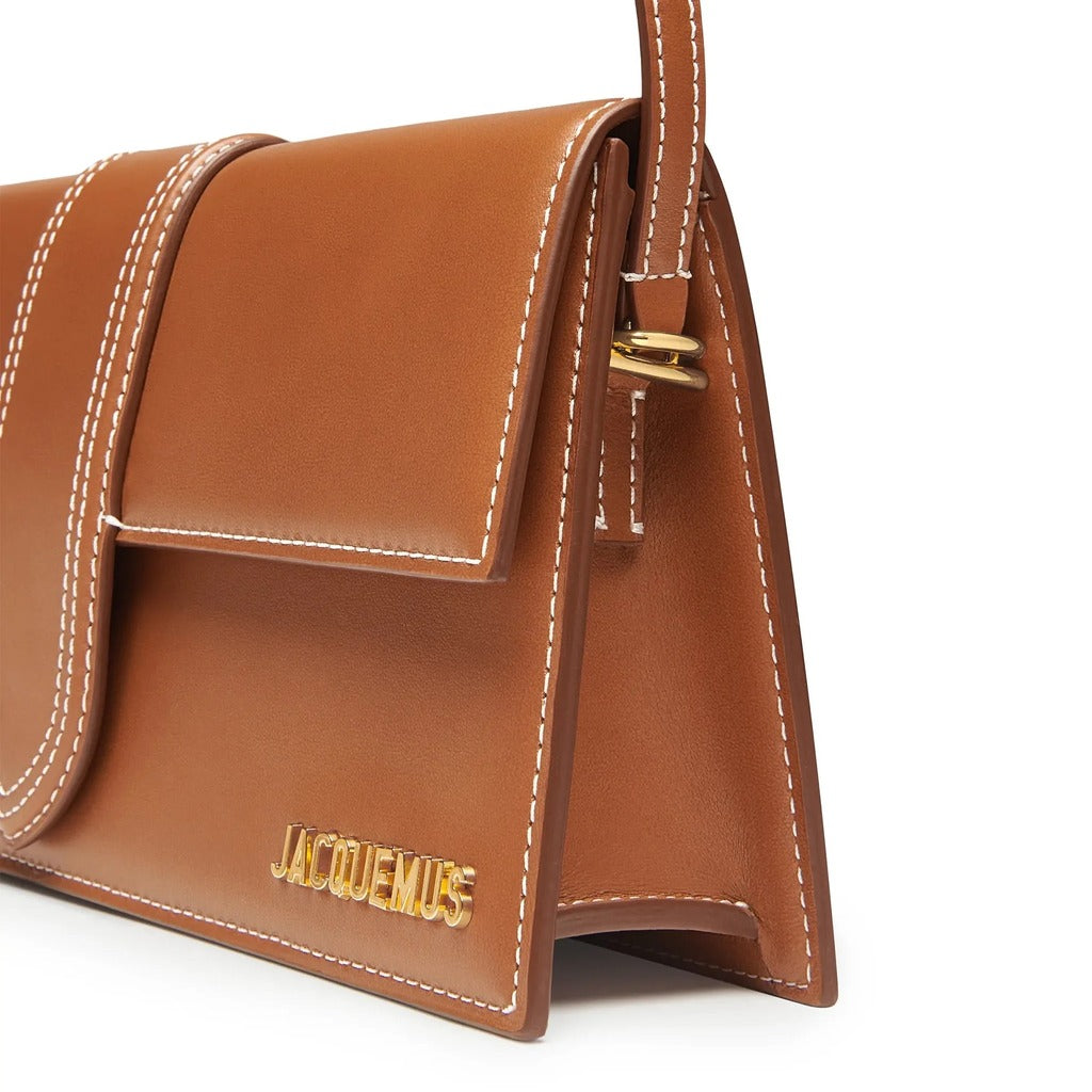 Jacquemus Calfskin Shoulder Bag Camel — view 4