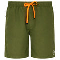 Suns Polyester Swim Shorts Olive Camouflage