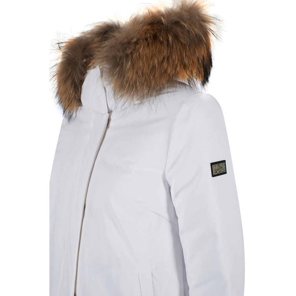 Yes Zee Fur Women'S Jacket Made Of Technical Fabric, Real — view 3