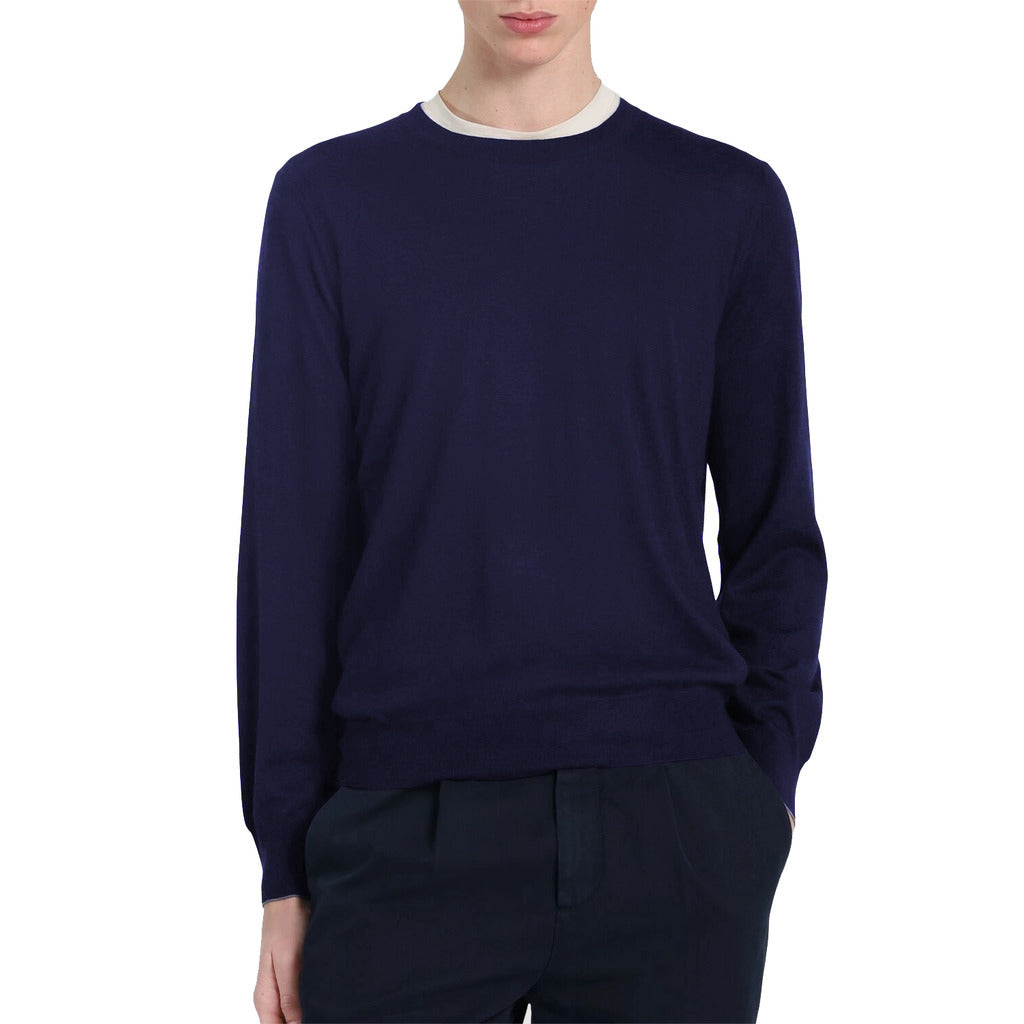 Brunello Cucinelli Cashmere Sweater Blue — view 3