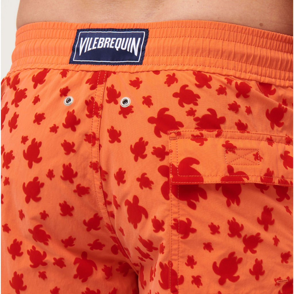Vilebrequin Cotton Swim Shorts Orange — view 4