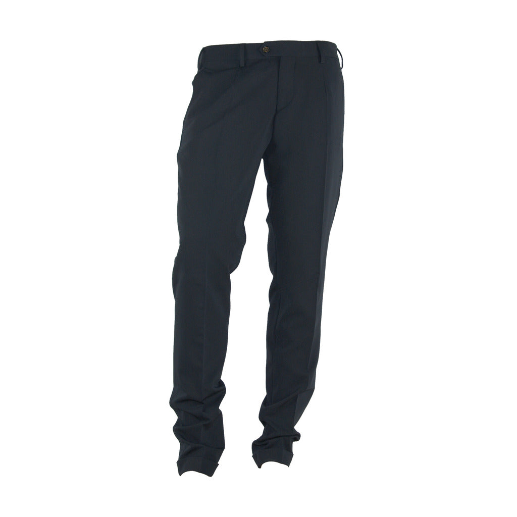 100% Milano Polyester Viscose Trousers Black