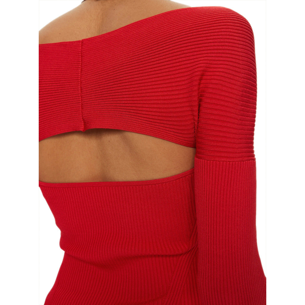 Pinko Viscose Amaranto Sweater Ribbed — view 3