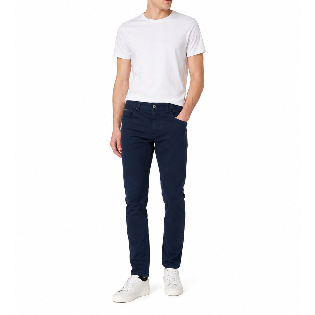 Dolce & Gabbana Cotton Trousers Very Dark Blue — view 3
