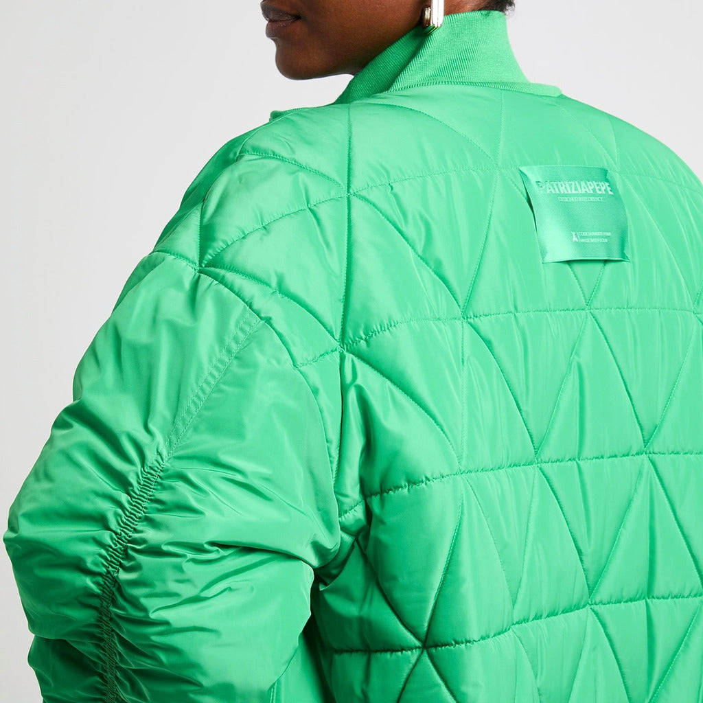 Patrizia Pepe Quilted Jacket Green — view 4