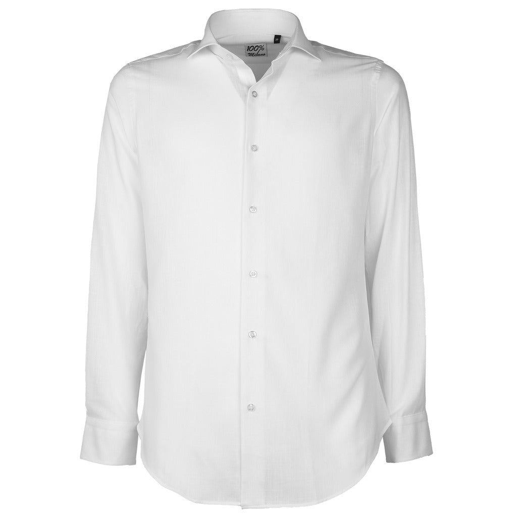 100% Milano Cotton Shirt White