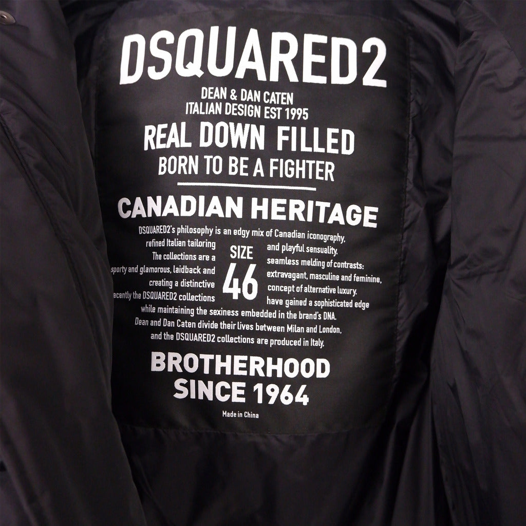Dsquared2 Nylon Dsq2 Kaban Jacket Black — view 5