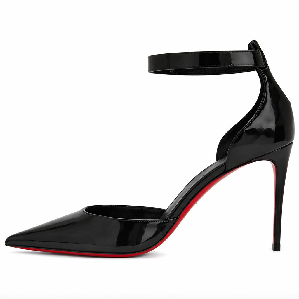 Christian Louboutin Leather Heels Black — view 2