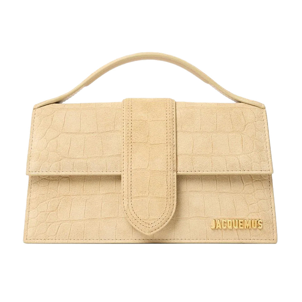 Jacquemus Cotton Crossbody Bag Gold Beige