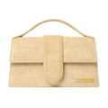 Jacquemus Cotton Crossbody Bag Gold Beige