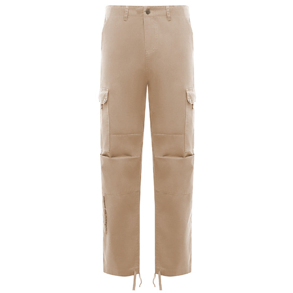 Comme Des Fuckdown Cotton Trousers Cargo Beige — view 2