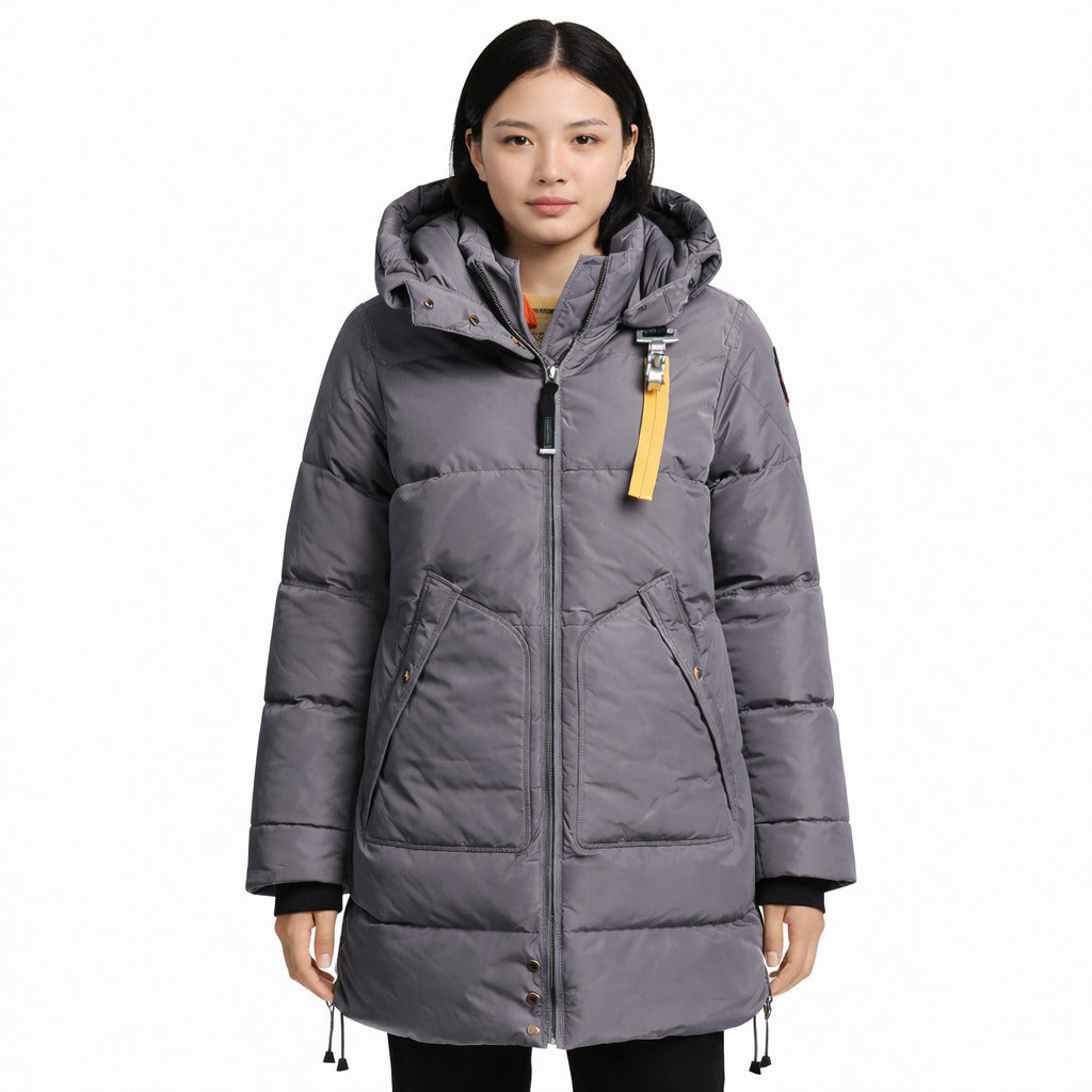 Parajumpers Lambskin Down Jacket Parka Grey Gray — view 2
