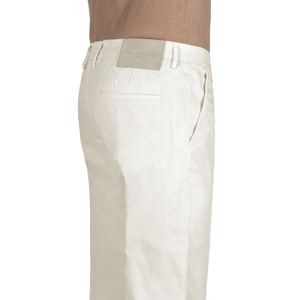 Tramarossa Cotton Trousers Alberto White — view 5