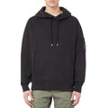 C.P. Company Cotton Sweatshirt Diagonal Goggles Black