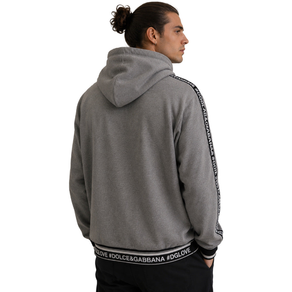 dolce & gabbana - Sweatshirts - felpa con bande logate