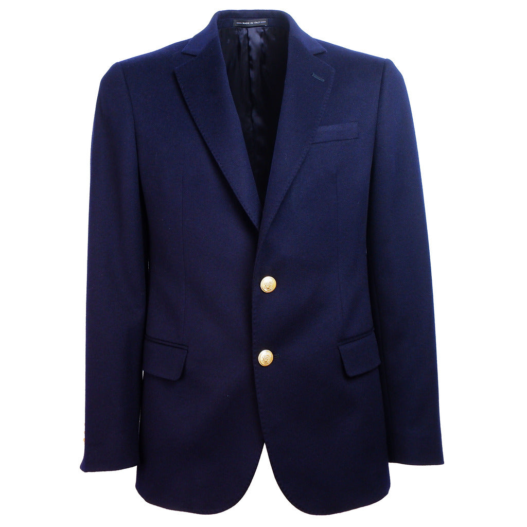 Loro Piana Wool Jacket Gold Blue — view 2