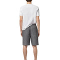 Alpha Studio Linen Shorts Grey