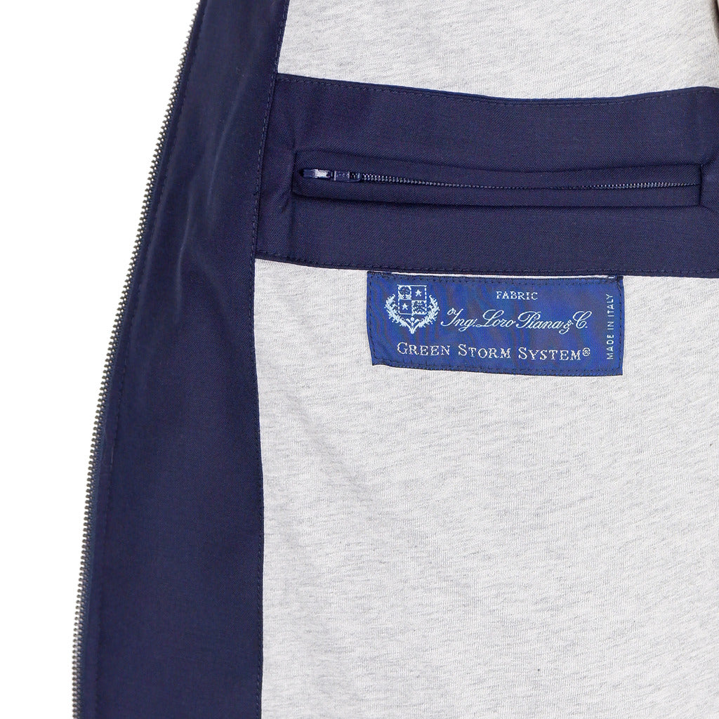 Loro Piana cotton Wool Vest Blue — view 3