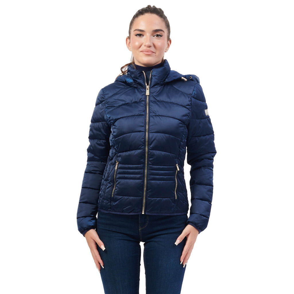 Yes Zee short down jacket blue