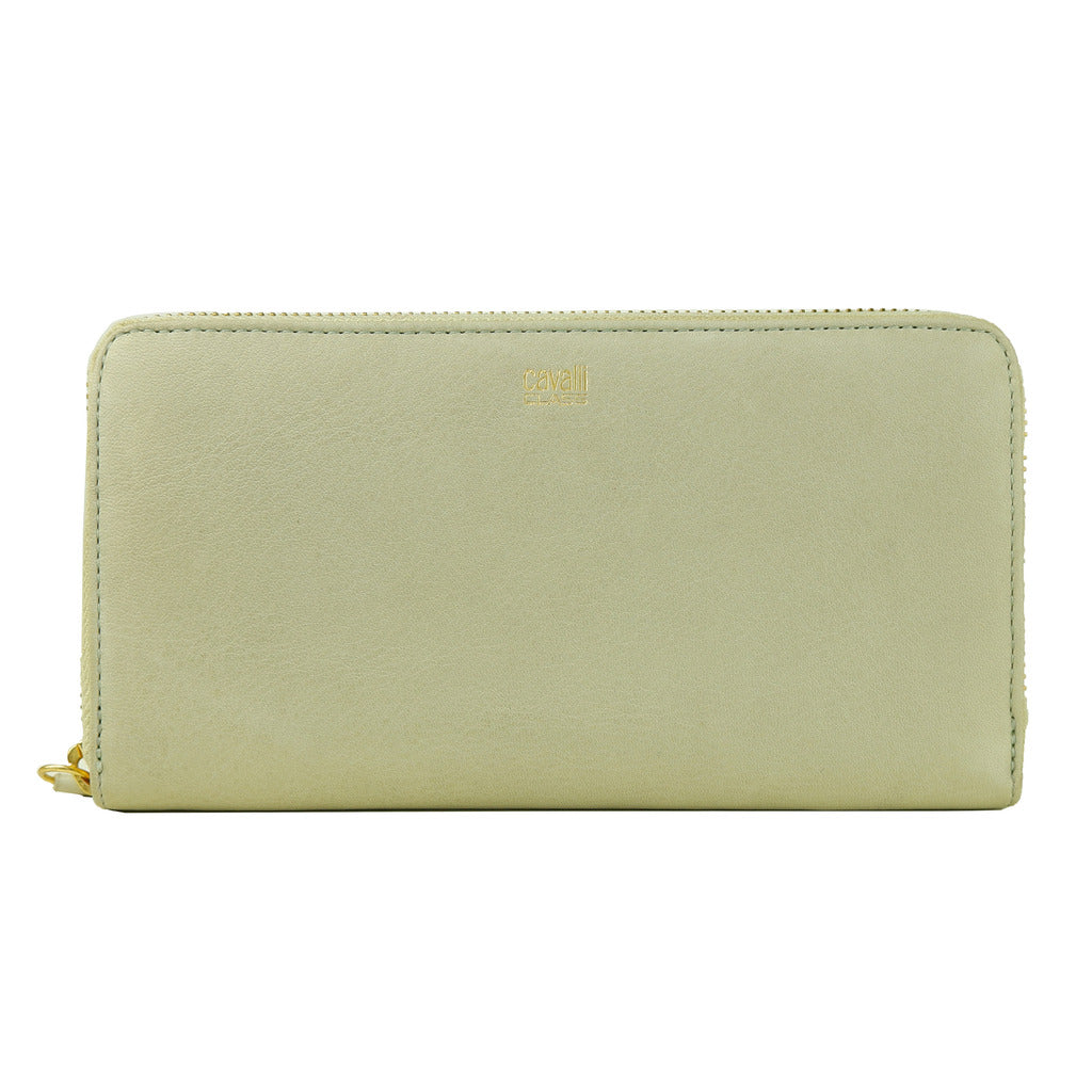 Cavalli Class Purse, Etoupe Grey Color, Zipped Closure