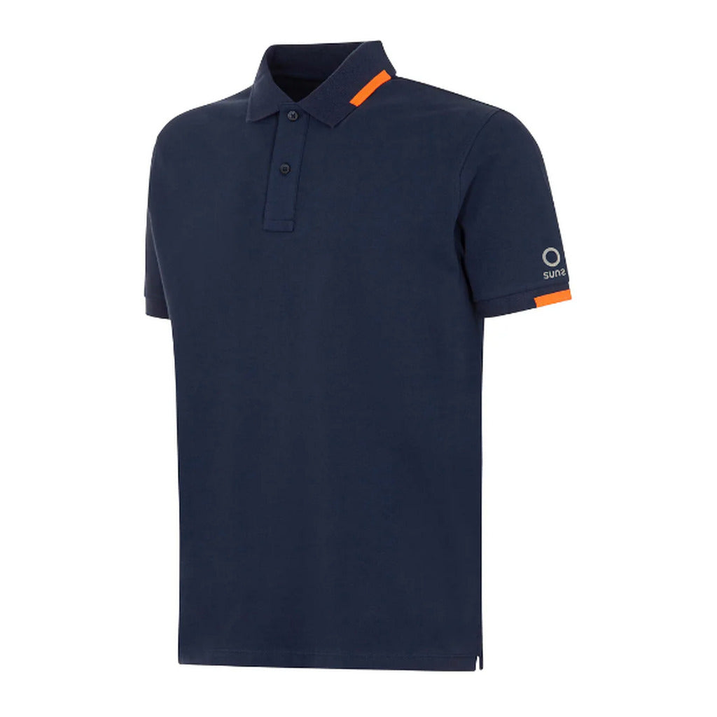 Suns Federico Tag Polo Blu Scuro — view 3
