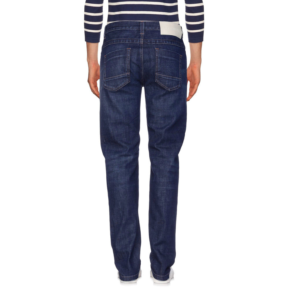 Bikkembergs Dark Blue Jeans, Regular Fit, 5 Pockets — view 2